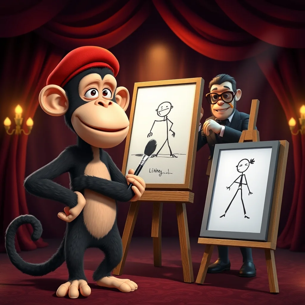 NFT Monkey Art