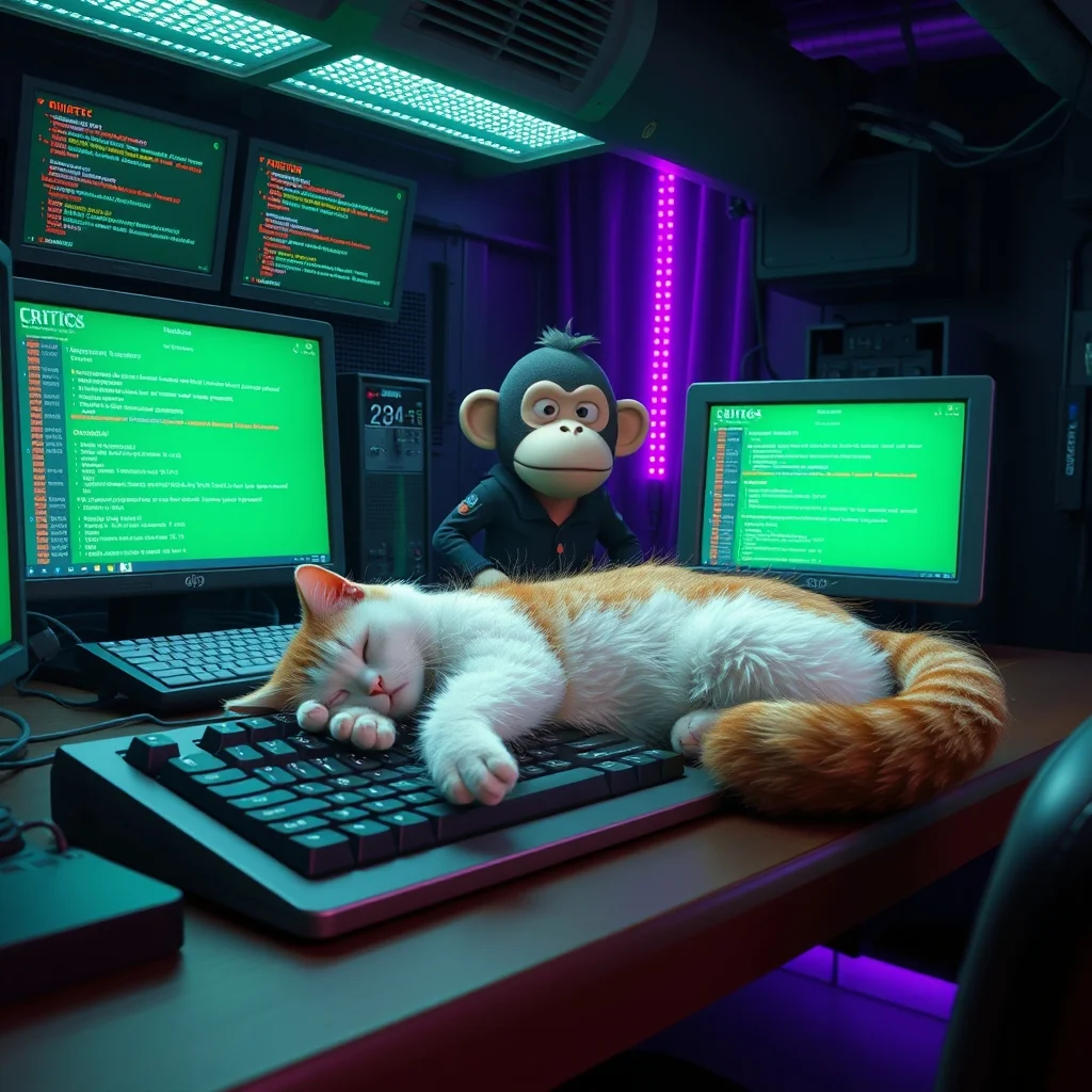 Cat on Keyboard